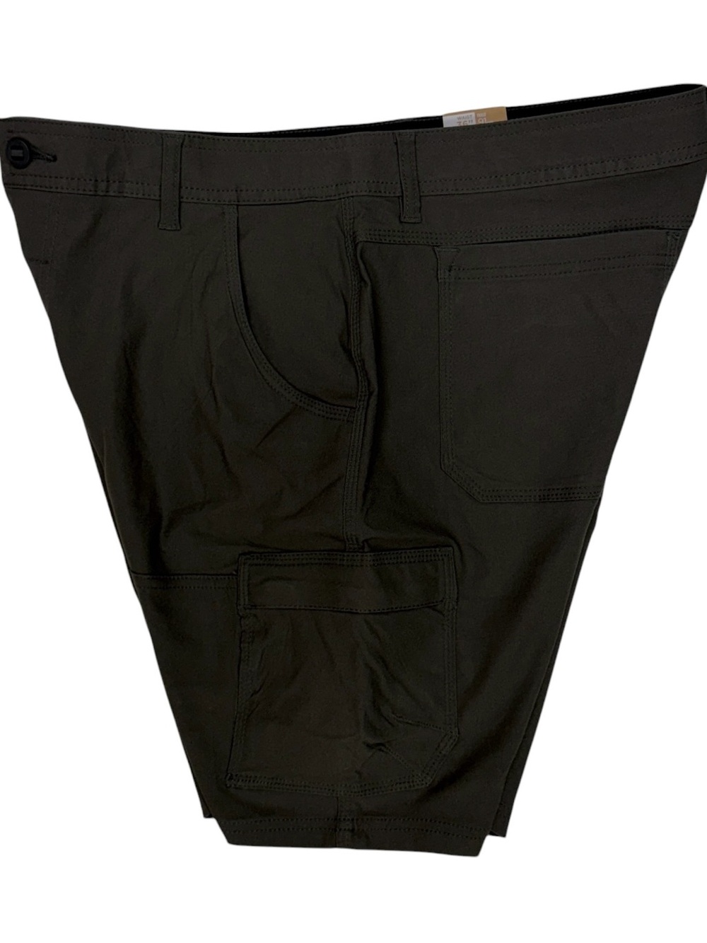 Prana Stretch Zion Short II Men 36 Grey 8” Cargo Trail Belted Outdoor Hiking NEW - Picture 5 of 14